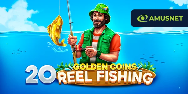 20 Golden Coins: Reel Fishing by Amusnet