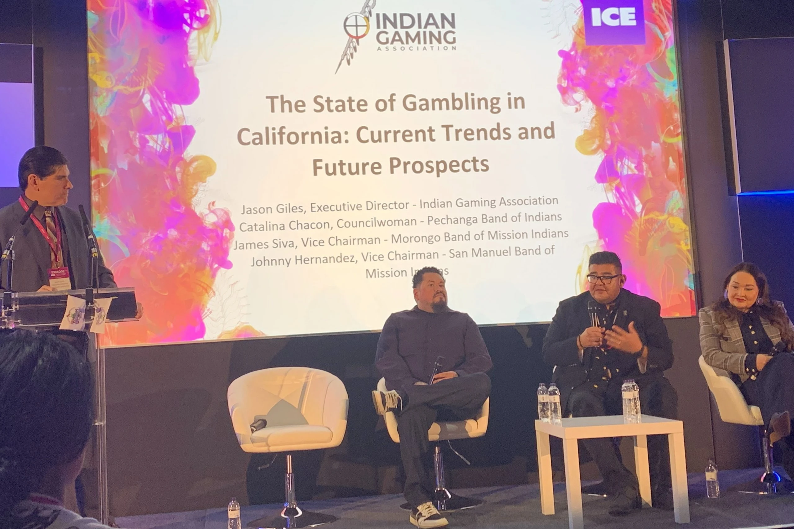 Indian Gaming Association panel at ICE